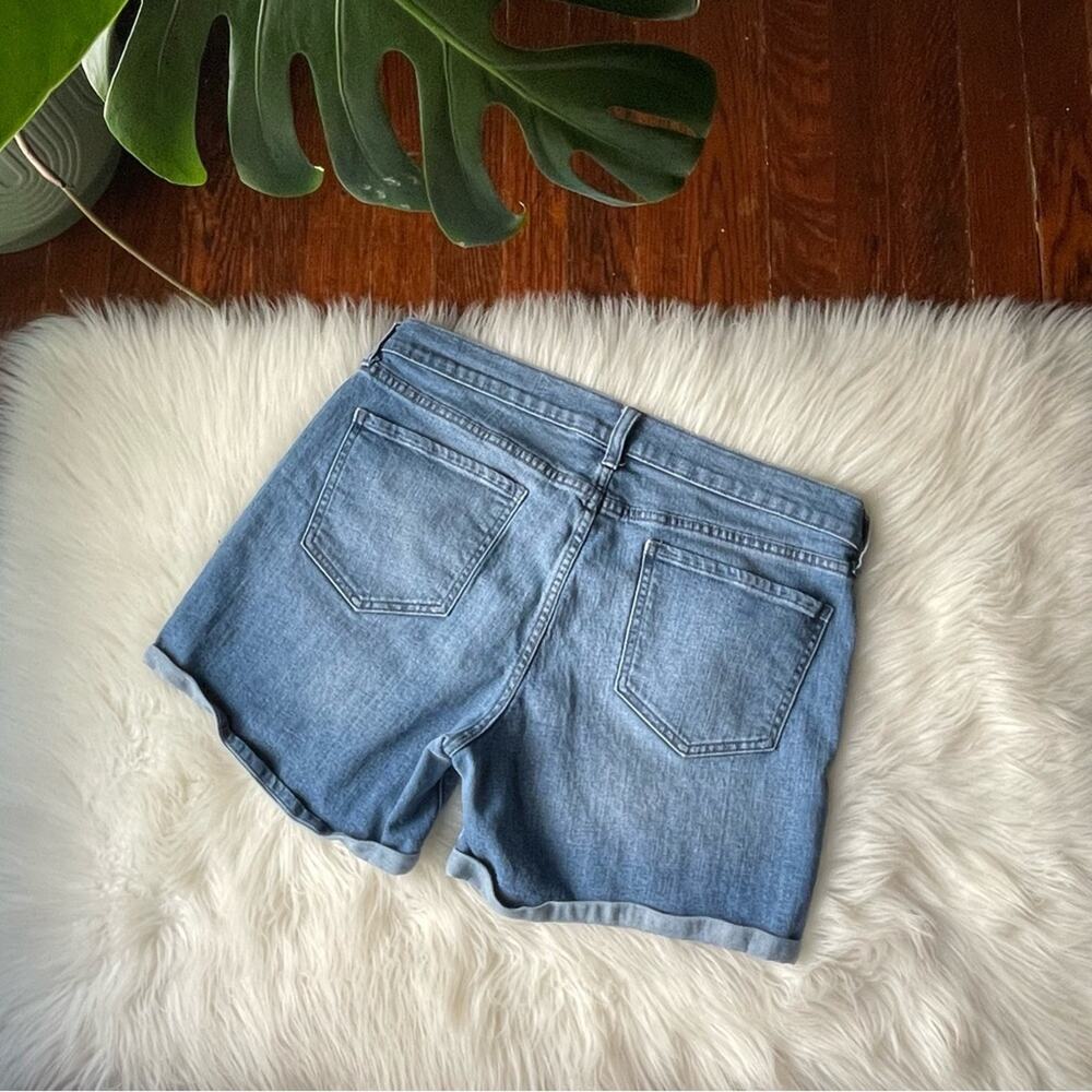 Cuffed Jean Shorts Size 12 Medium Wash - Picture 7 of 7